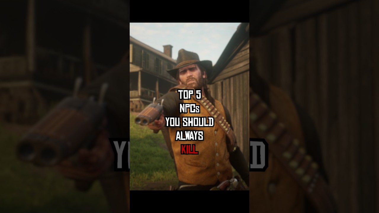 5 Npc you should always kill #rdr2 #shorts - Crooked Judges
