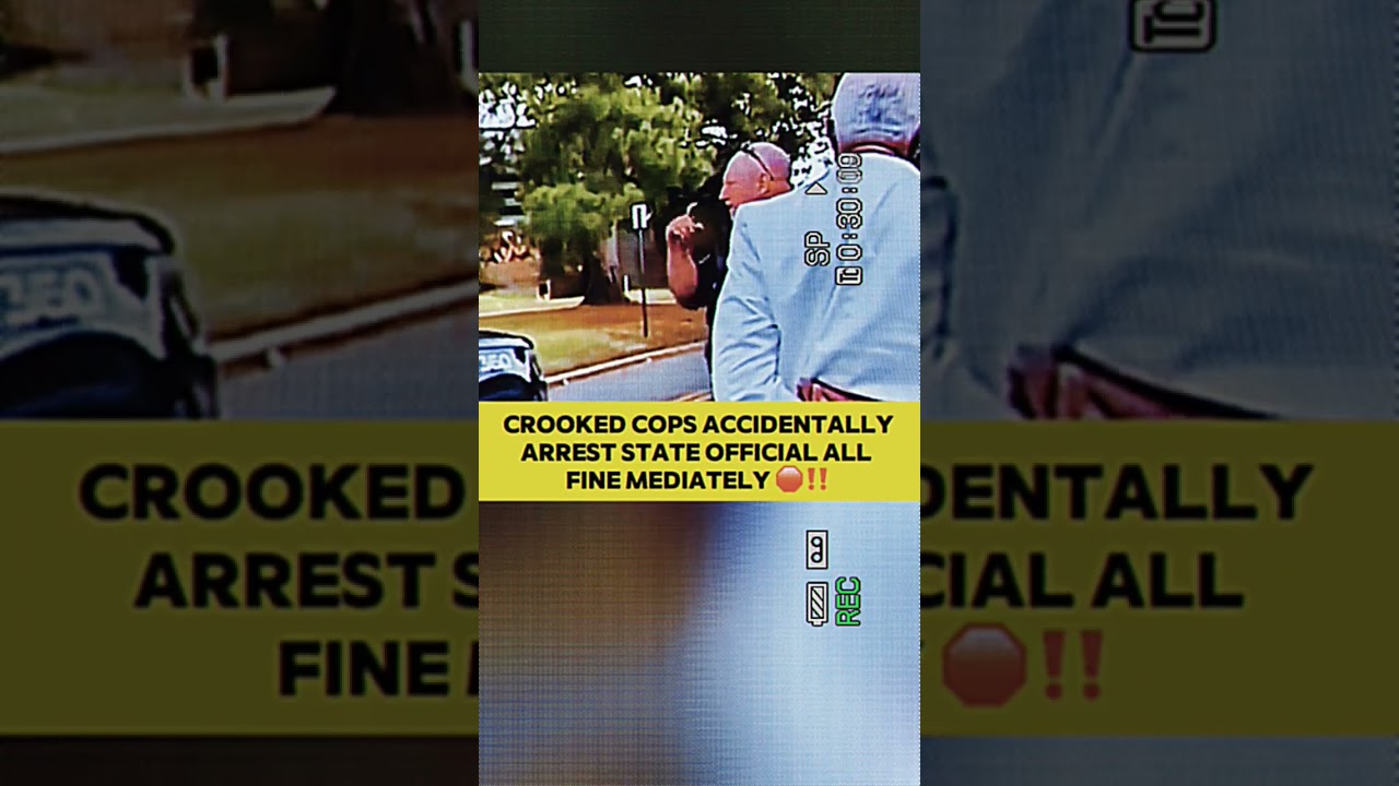 Crooked Cops Accidentally Arrest State Official All Fine Mediately ...