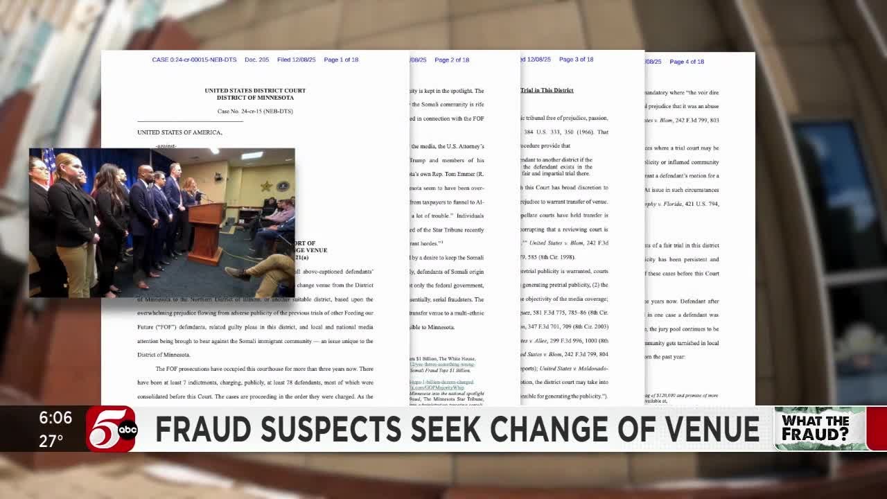 Feeding Our Future defendants seek to move 2026 fraud trial out of ...