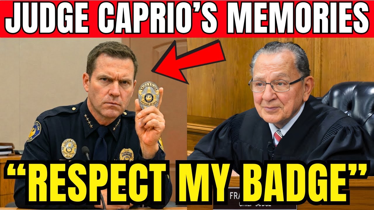 Judge Caprio vs CORRUPT Police Chief | Badge Flashing Gets Police Chief ...