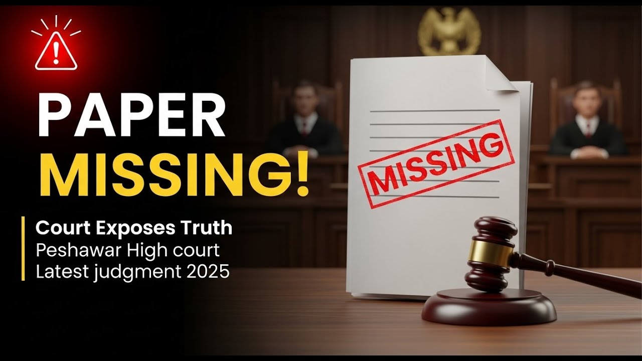 The Case of the Missing Paper: How One File Shook Justice | Remarkable ...