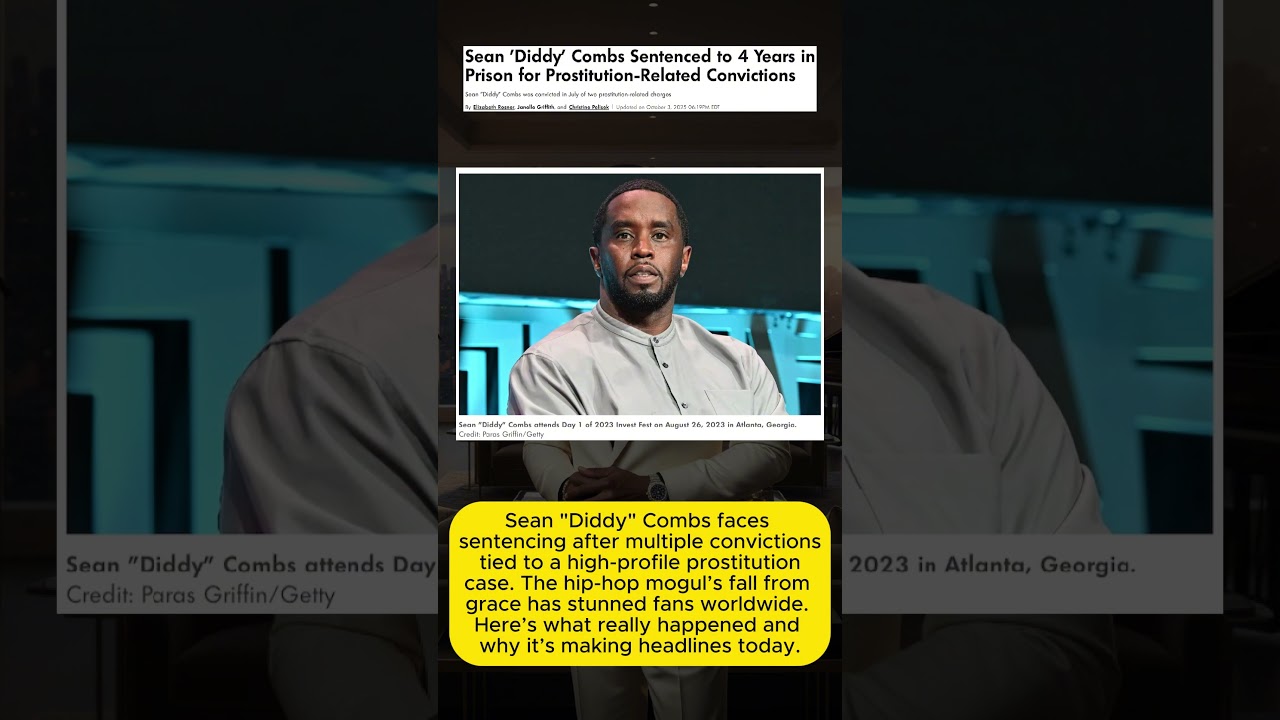 Sean Diddy Combs Sentenced: The Shocking Truth Behind the Case | USA ...