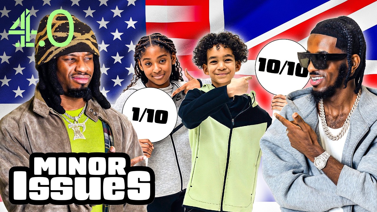Savage Kids Judge: BRITISH vs AMERICAN RAPPERS | Minor Issues - Crooked ...
