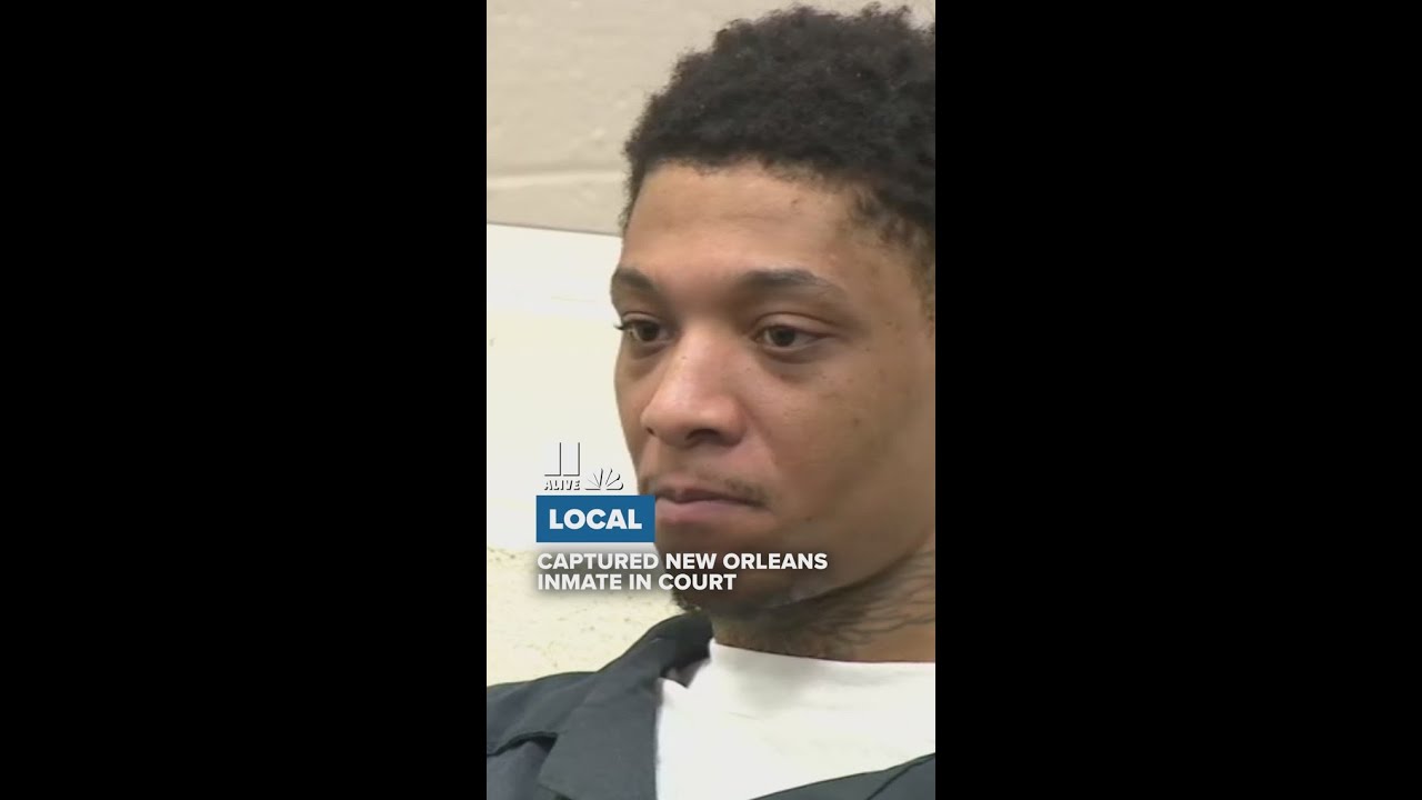 Captured New Orleans inmate Derrick Groves in court - Crooked Judges