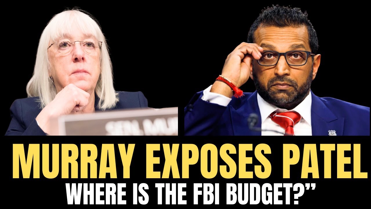 Patty Murray EXPOSES FBI Chaos as Kash Patel Dodges Budget Law ...